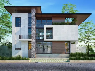 House Exterior 01 3D model