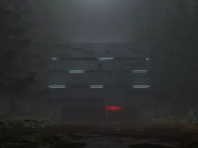 The Base - forest command center 3D model