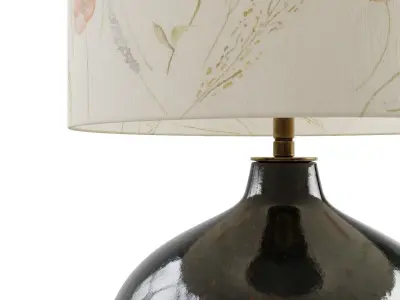 Pottery Table Lamp 3D model