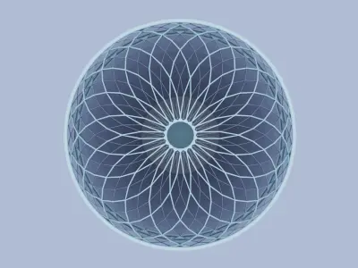 The Gherkin Skyscraper 3D model