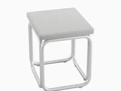 Modern Stool 01 Low-poly 3D model