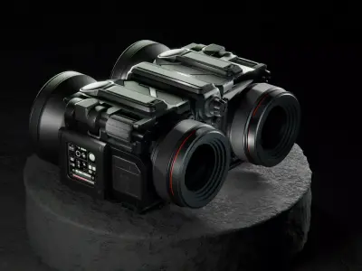 Sci-Fi Binoculars SpeXcope  Low-poly 3D model