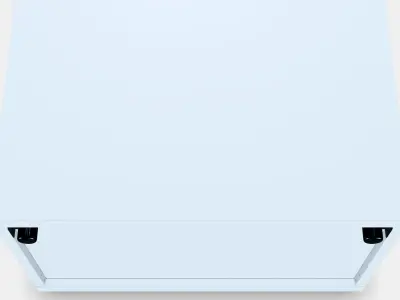 BESTA Shelf unit with door 67 Low-poly 3D model