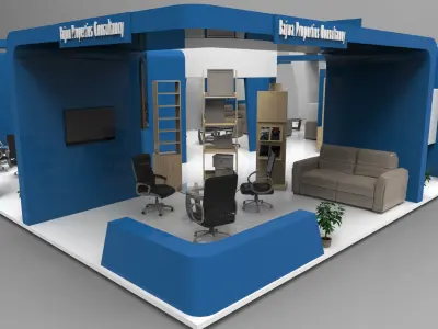 Stall Model 3D model