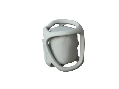 SciFi Shape Object Low Poly 114 Low-poly 3D model