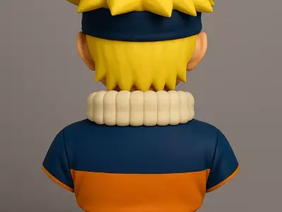 Kid Naruto Uzumaki Bust Free 3D print model