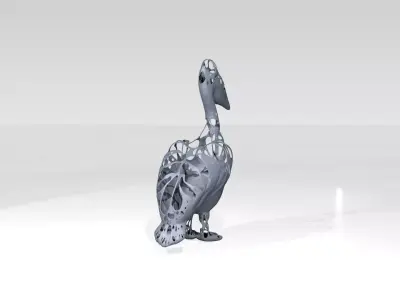 Pelican Dust Voronoi 3D model