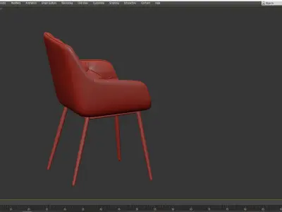 BROOKE DINING CHAIR 3D model
