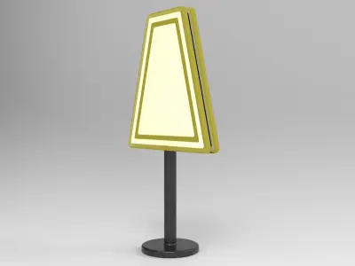 Led Light Desk Lamp 3D model