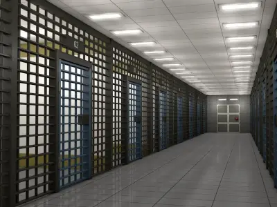 Cell Prison 3D model