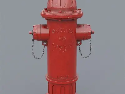 fire hydrant 3D model 39