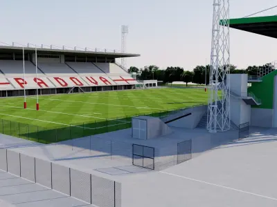 Stadio Plebiscito - Padova - Italy 3D model