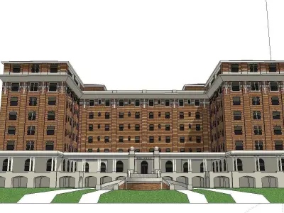 vacation spot-Resort-Fashion Leisure Hotel-0261 3D model