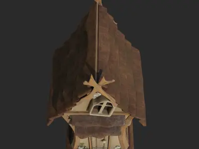 Magic Hut 2 Low-poly 3D model
