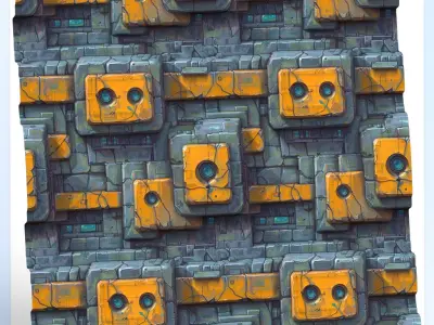 Stylized Wall Seamless Texture Texture