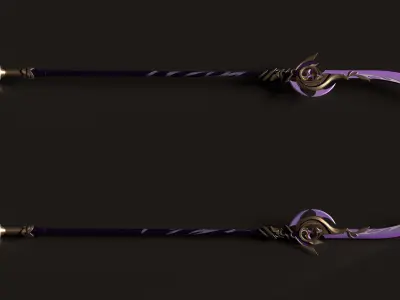 Genshin Impact - Engulfing Lightning - 3d file stl 3D print model