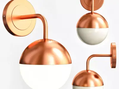 Copper Light Bra Mono 3D model