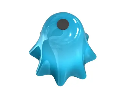 Venini Fantasmino glass table lamp 3D model