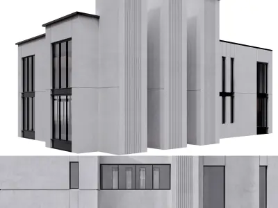 MODERN HOUSE NO8 A 3D model