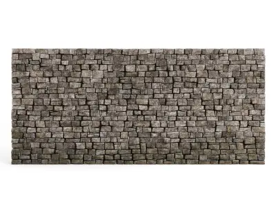 Forge Stone Wall 3D model