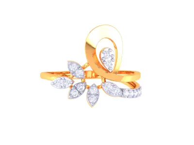 Women Ring MTL 3dm STL OBJ FBX Details 3D print model