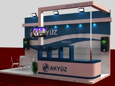 Akyuz Exhibition Stand 3D model