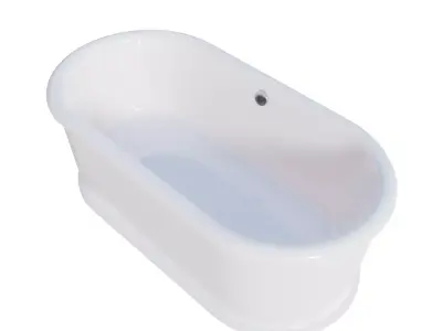 Burlington London Bathtub 3D model Low-poly 3D model