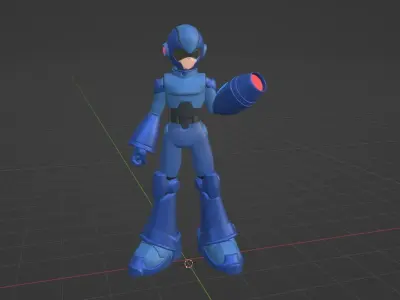 Mega Man - Secret Level 3D model