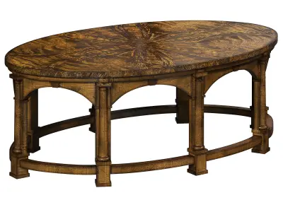 KING EDWARD VII COCKTAIL TABLE by bakerfurniture 3D model