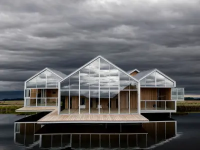 Sommer Residential Villa Revit 3D Model Low-poly 3D model