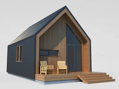 Small Barnhouse 3D model