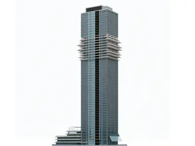 MARINA CENTRAL TOWER or THE SUN TOWER  SAI GON 3D model