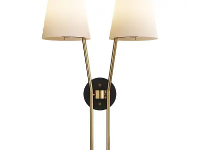 Asto Wall Sconce Low-poly 3D model