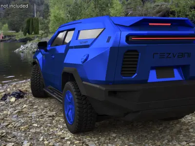  Rezvani 2024 Armored SUV Blue 