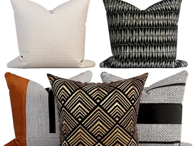 50 Decorative set pillow 500-549 3D model