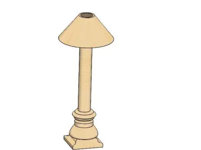 Bedroom lamp 3D print model