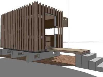Creative Design-Holiday Cabin-010 3D model