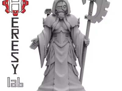 Heresylab - Female Tech Priest 3D print model