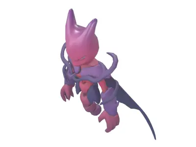 Evil Monster Soul Character V1 002 Low-poly 3D model