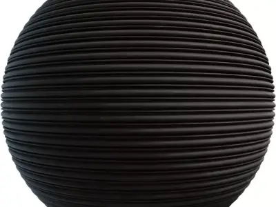 Ribbed Metal Shutter Texture