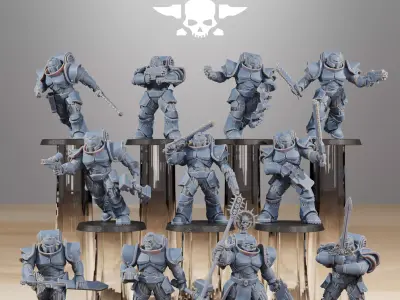 Socratis Melee Infantry 3D print model