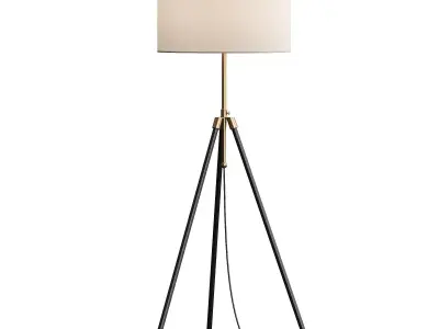  Adjustable Metal Lucius Floor Lamp 3D model