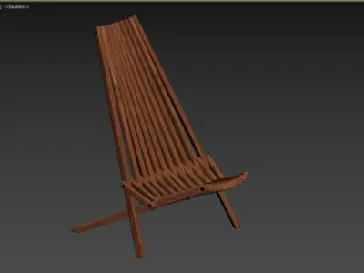 All Things Cedar CS23 Stick Chair 3D model