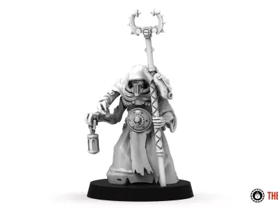 Dark Techno - Wandering Reclaimator Priest 3D print model