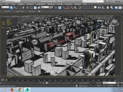  Prophet Mosque -second basement 3D model