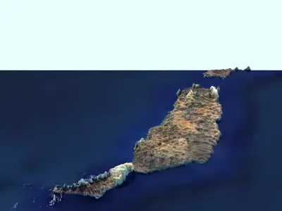 Fuerteventura Island 3D model