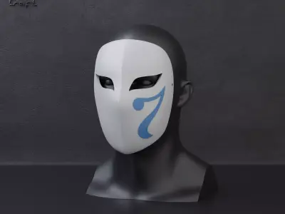 Vega Mask Street Fighter 3D print model