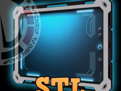 Sci-Fi Hud Framer Cover 2 3D print model