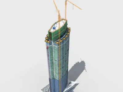 Building Construction Site 3D model