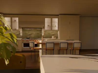 Modern House Interior 3D model
